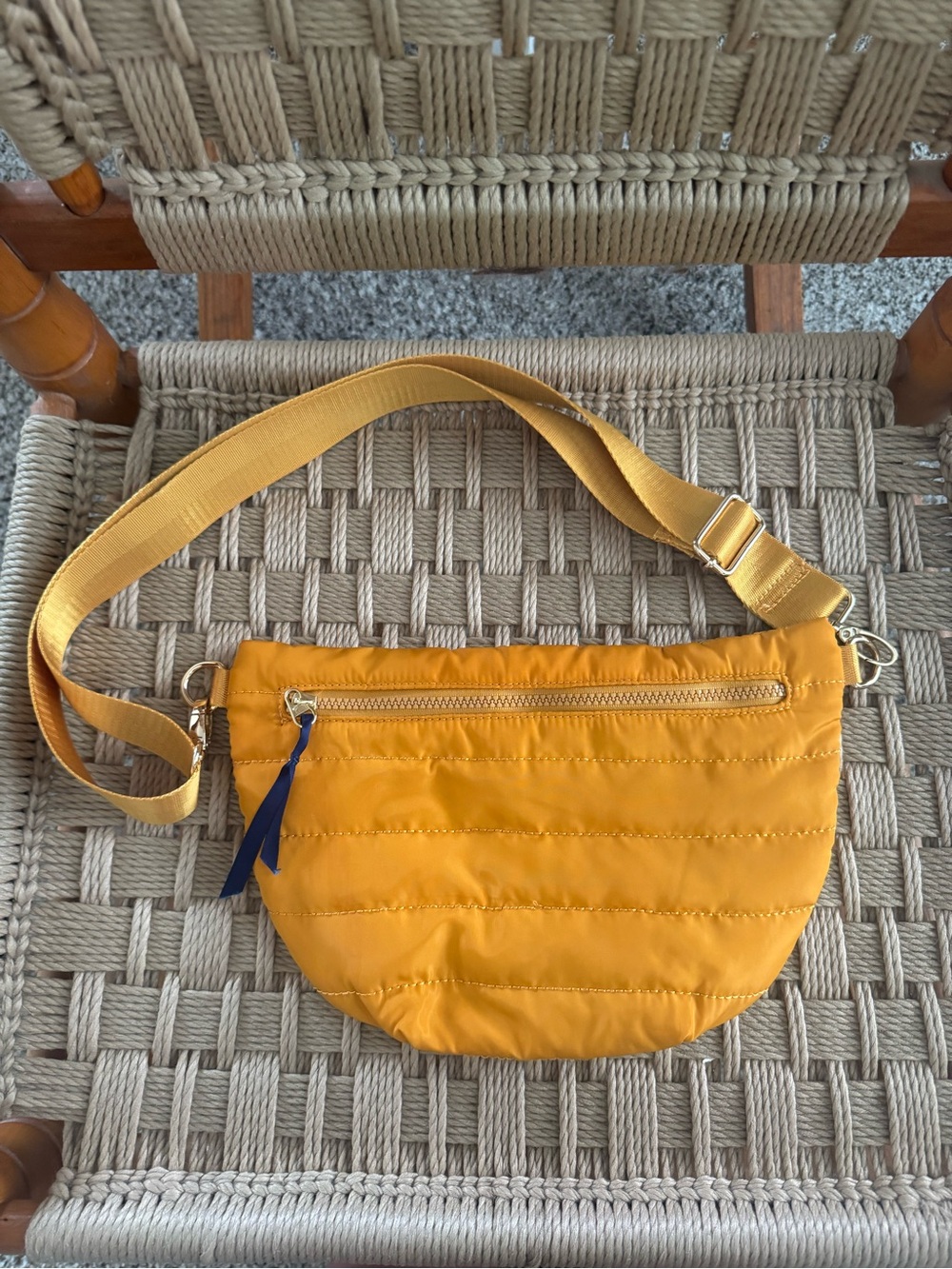 Jolie Puffer Sunflower Quilted Crossbody Bag